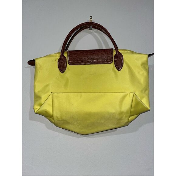 Longchamp Small Tote Mini Le Pliage Yellow - Picture 3 of 6